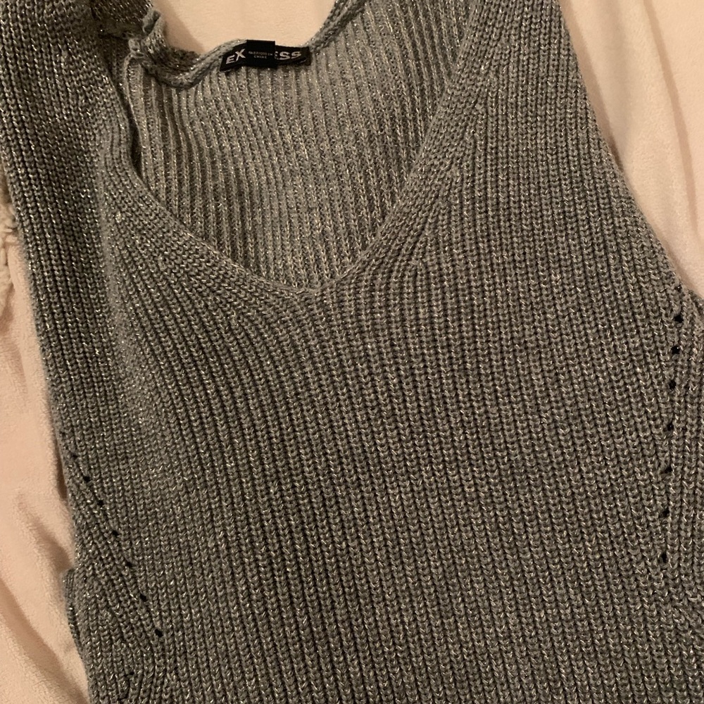 Sparkly oversized sweater